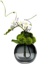 Simulated Green Plant Glass Flower Arrangement