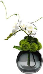 Simulated Green Plant Glass Flower Arrangement