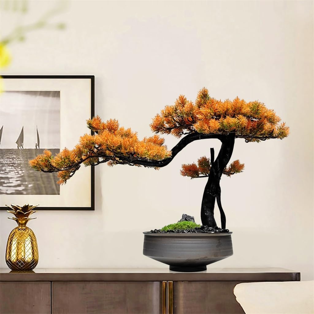 Potted Simulation Pine Tree Green Plant