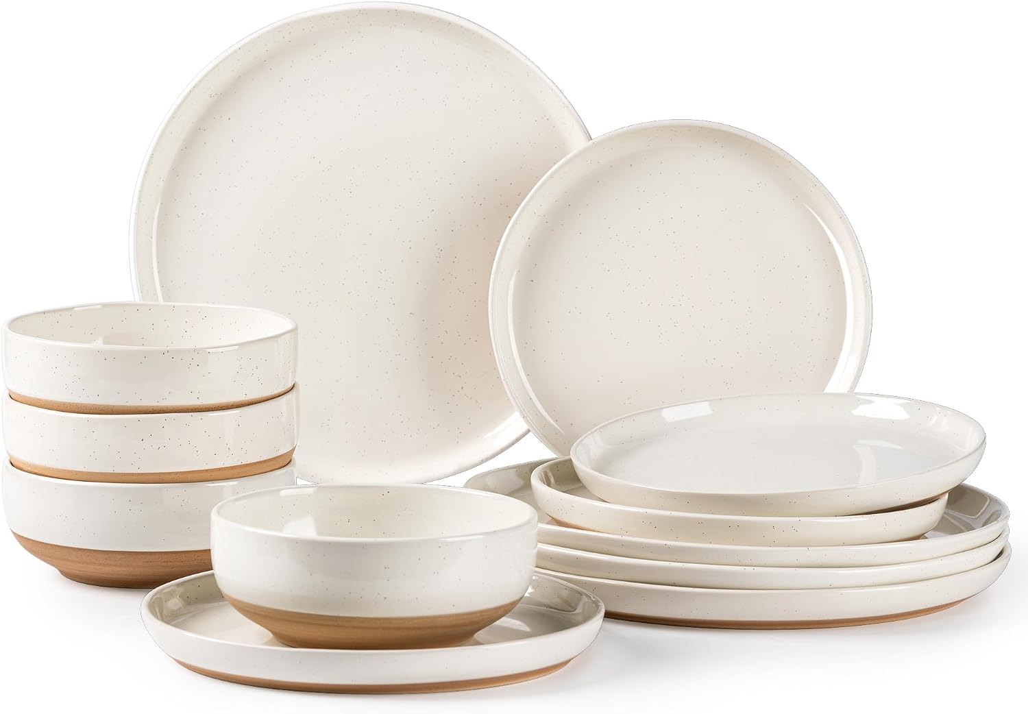 Rustic Terracotta Handpainted Stoneware Dinnerware