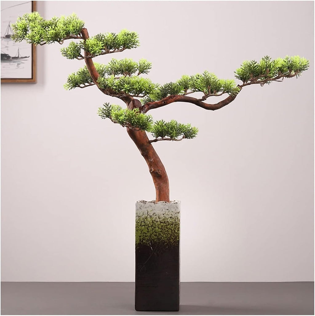 19" Artificial Tree Bonsai Potted Plant