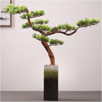 19" Artificial Tree Bonsai Potted Plant