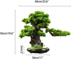 Artificial Bonsai Tree Plastic Potted Plant