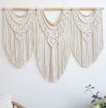 Large Wooden Bead Macrame Wall Hanging