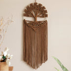 Brown Tree of Life Macrame Wall Hanging Dream Catcher