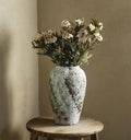 Vintage Rustic Large Farmhouse Ceramic Floor Vase