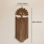 Brown Tree of Life Macrame Wall Hanging Dream Catcher
