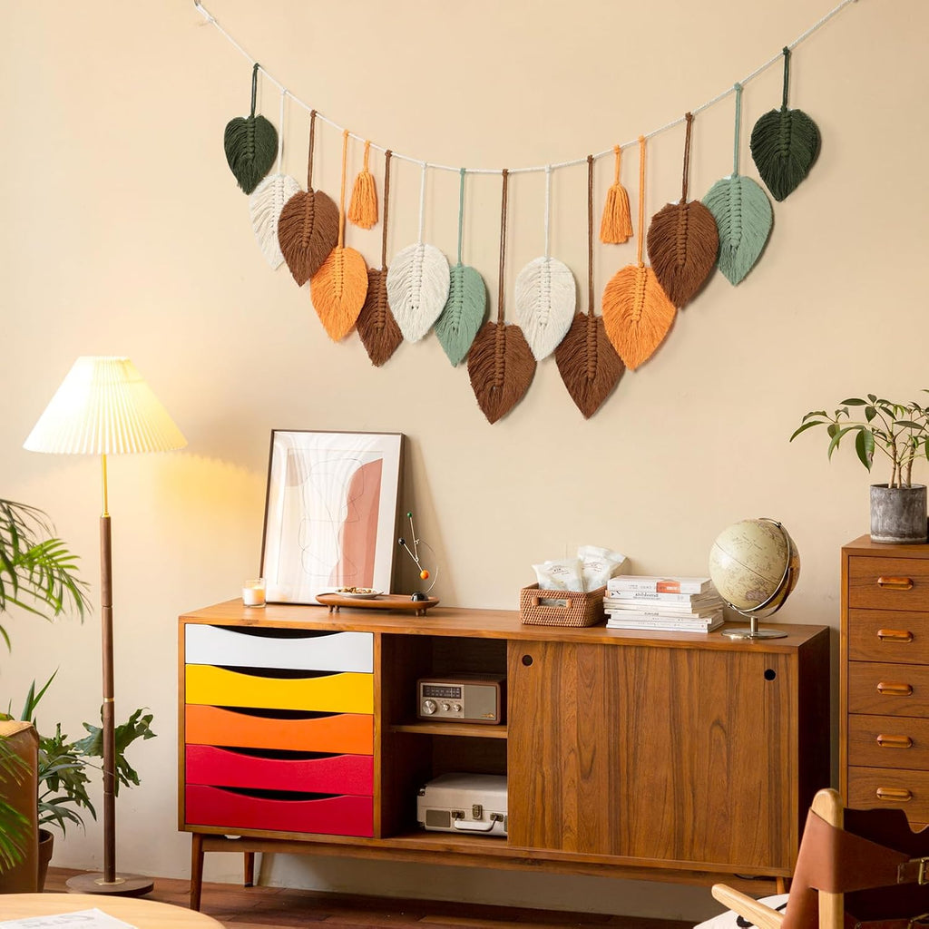 Boho Woven Macrame Wall Hanging Tapestry