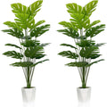 Set of 2 43" Artificial Monstera Plants in Pots