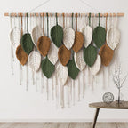 Large Boho Woven Macrame Wall Hanging Art