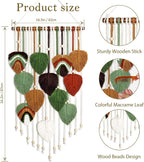 Boho Woven Macrame Wall Hanging Art