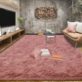 Blush 8x10 Super Soft Fluffy Shaggy Area Rug