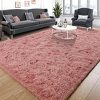 Blush 8x10 Super Soft Fluffy Shaggy Area Rug
